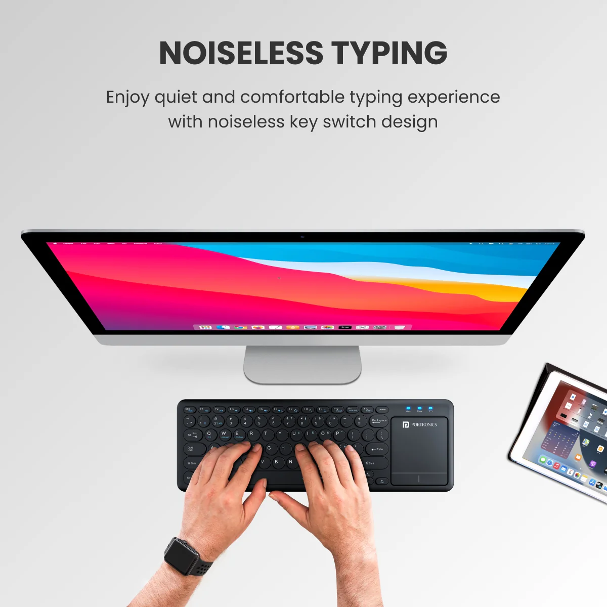 Bubble Pro Wireless Keyboard with Touchpad - Image 2