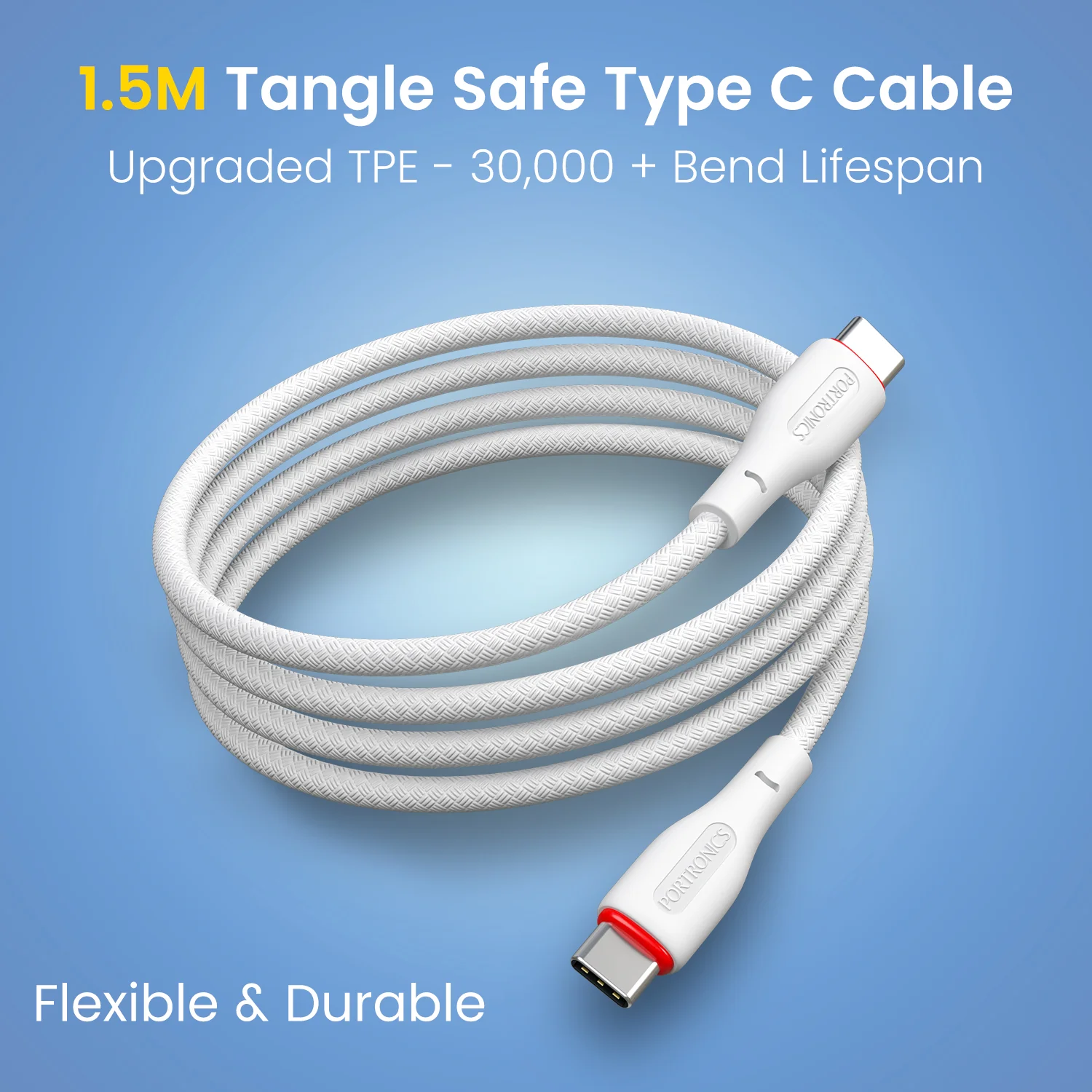 Konnect B - Type C To C Cable 100W 1.5M - Image 4