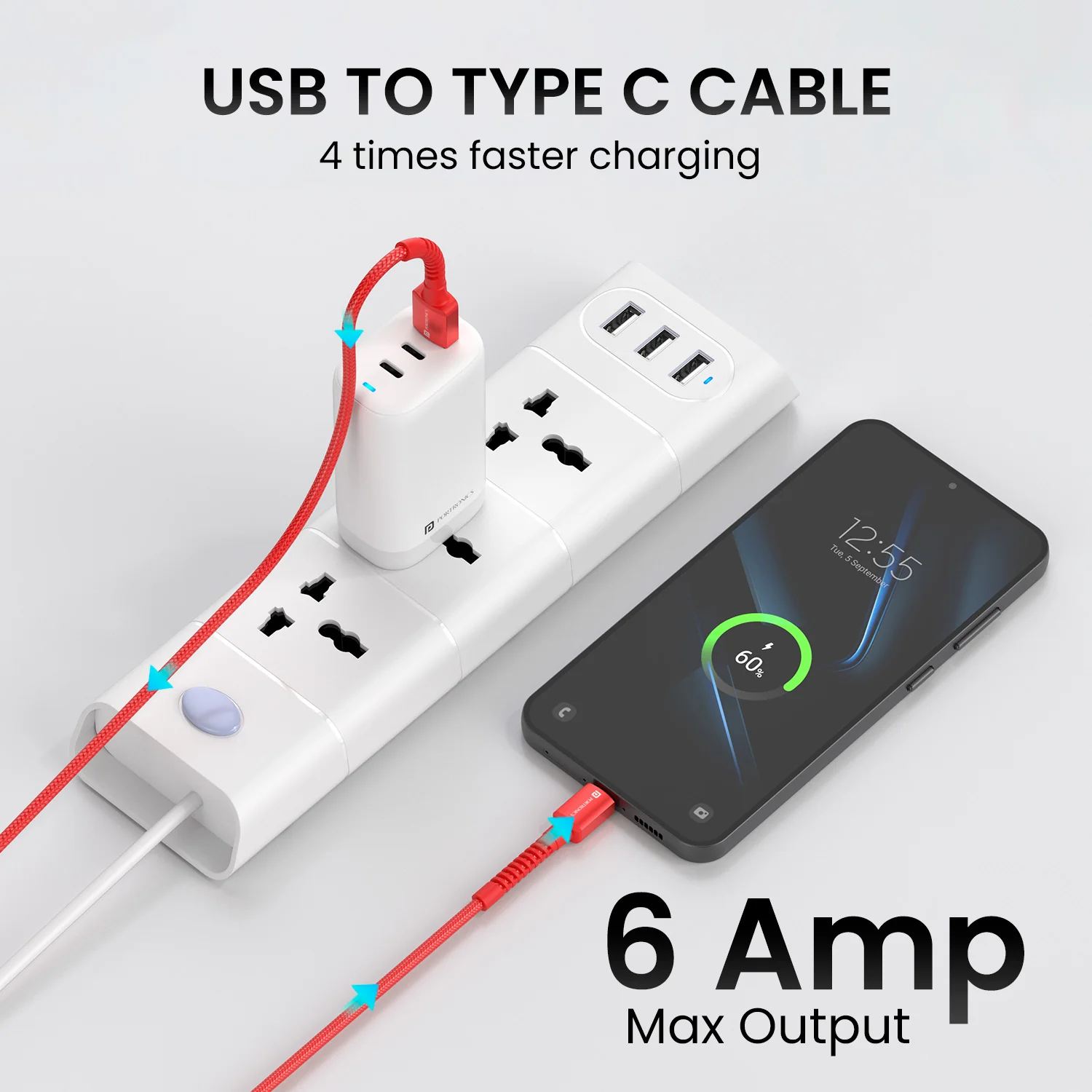 Konnect X - 6A USB to Type C 2m - Image 5