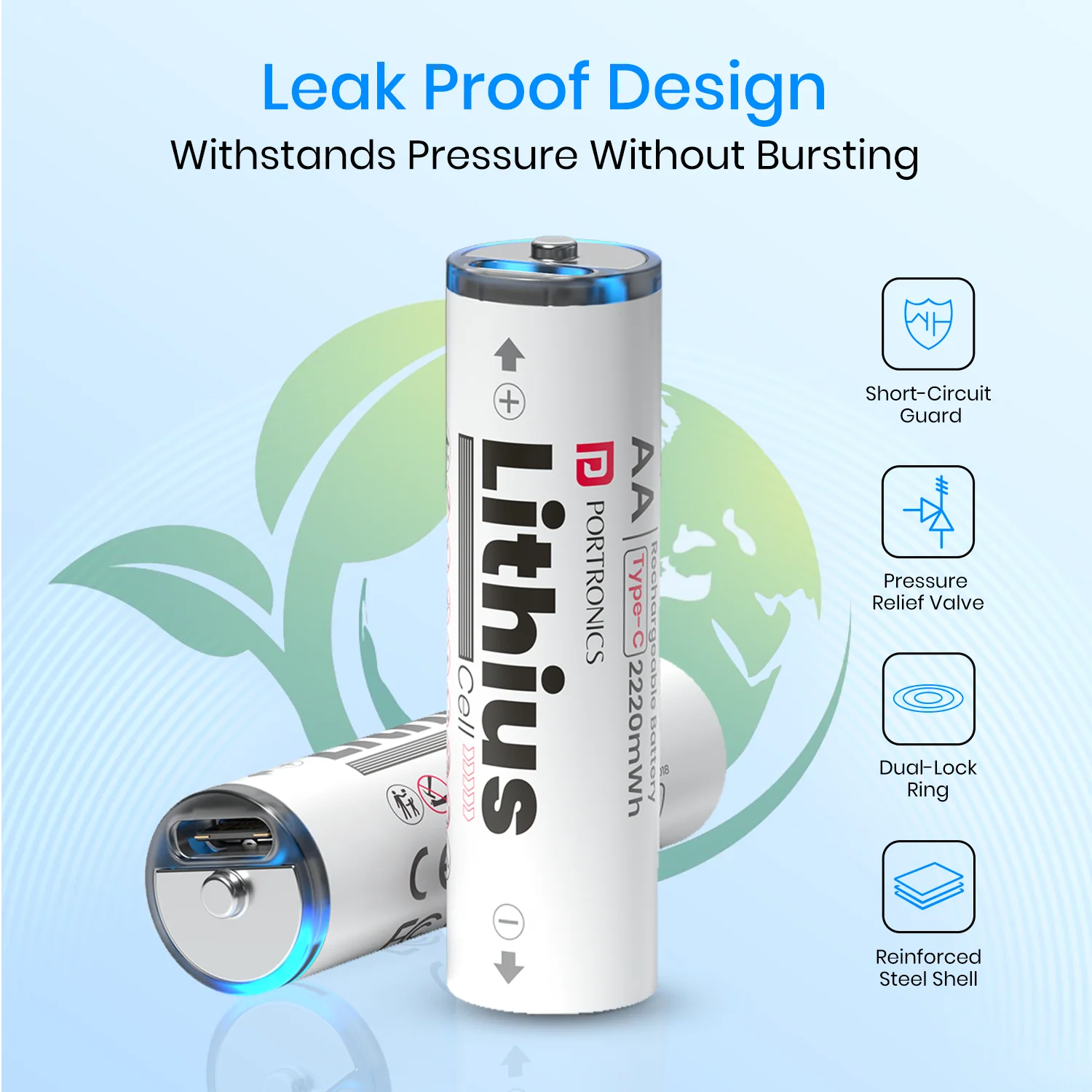 Lithius Cell - AA USB-C Rechargeable Lithium-ion Battery - Image 3