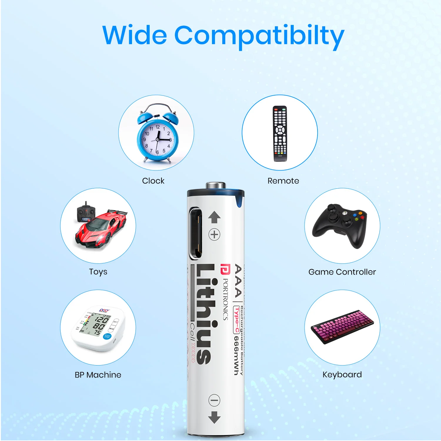 Lithius Cell - AAA USB-C Rechargeable Lithium-ion Battery - Image 7
